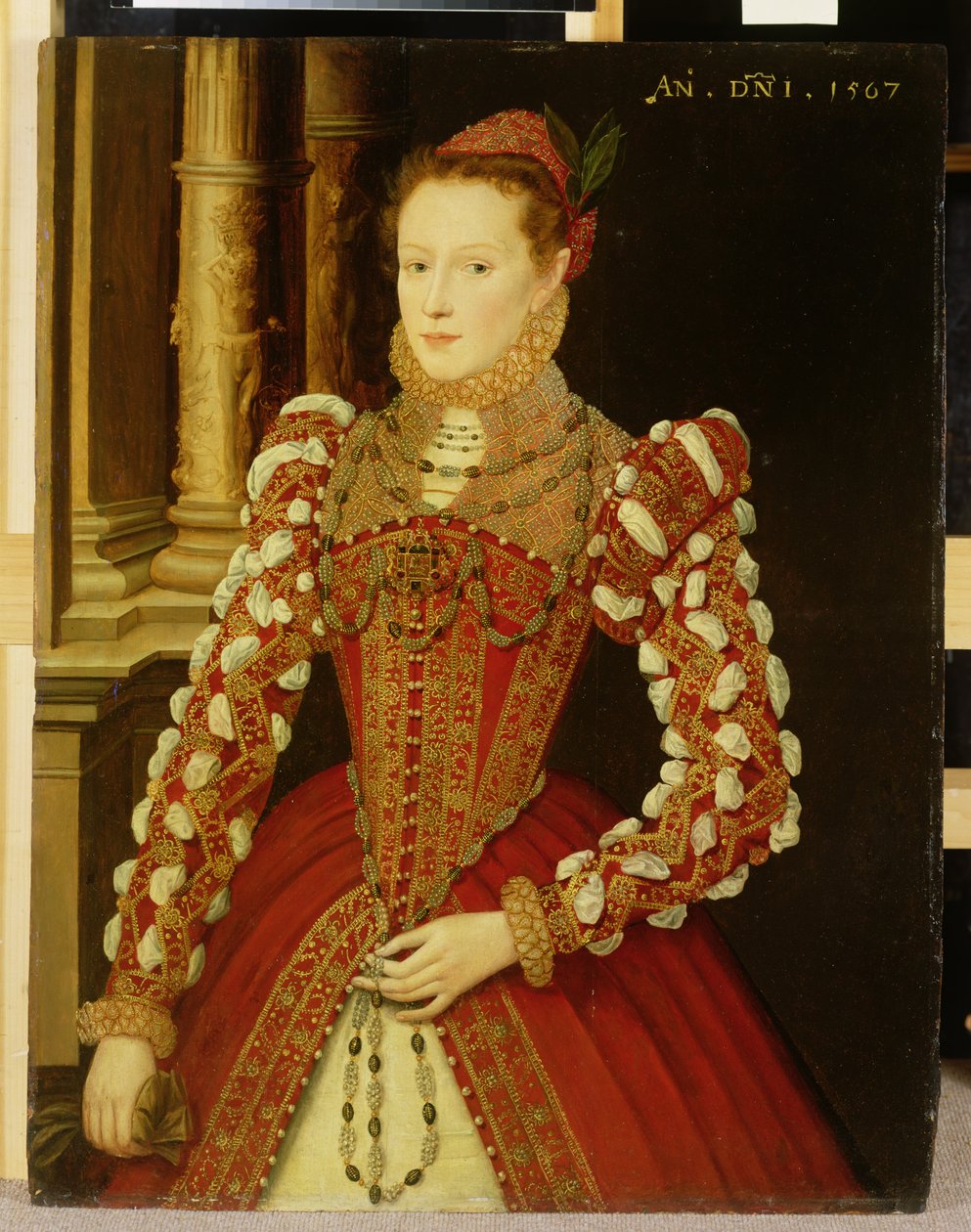 女性の肖像、1567 作： 英語学校