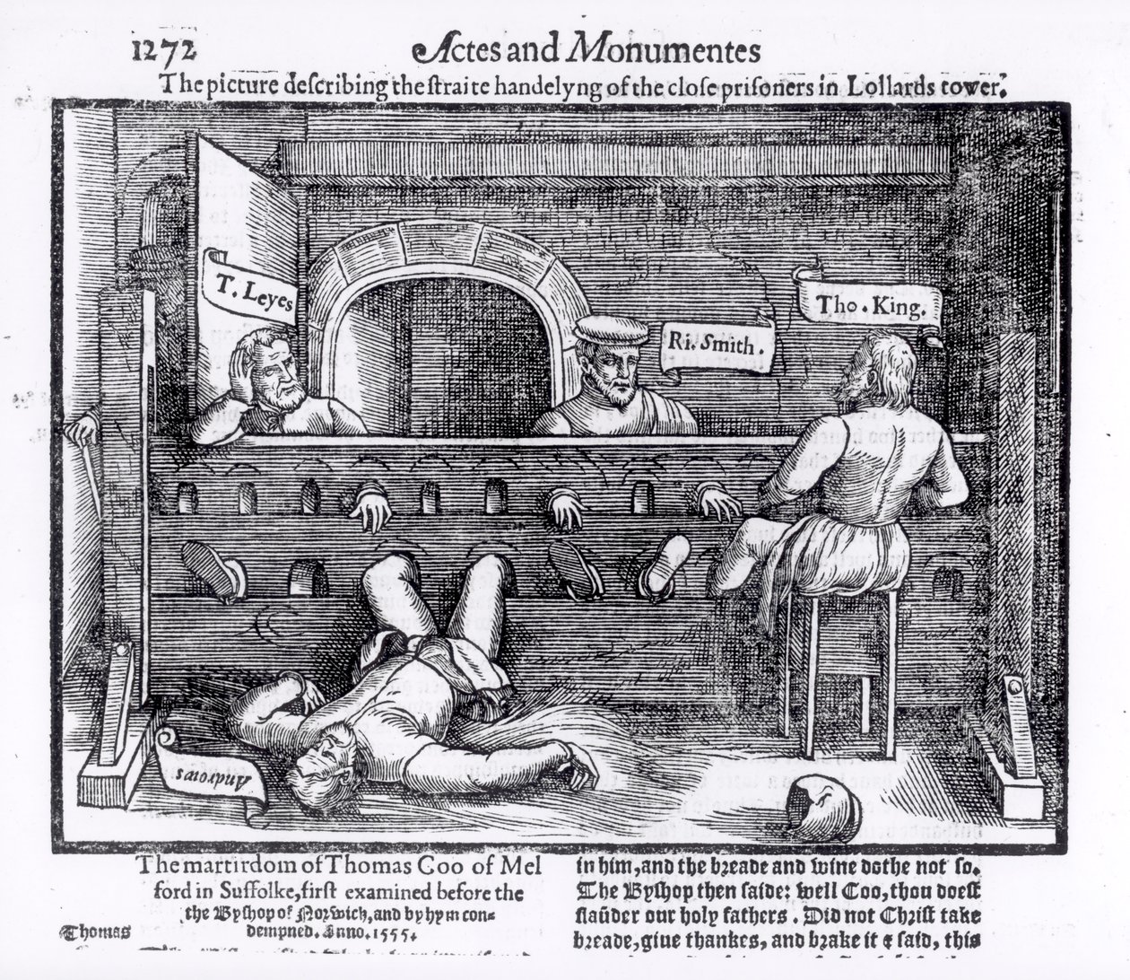 ロラーズタワーの囚人、ジョンフォックス作「行為と記念碑」（1516-87）1563年 作： 英語学校