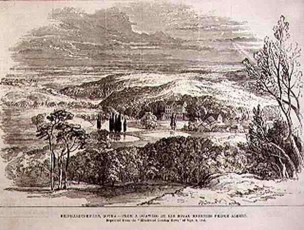 ラインハルトスブルン、ゴータ、The Illustrated London News、1886年6月19日、アルバート王子の絵から 作： 英語学校