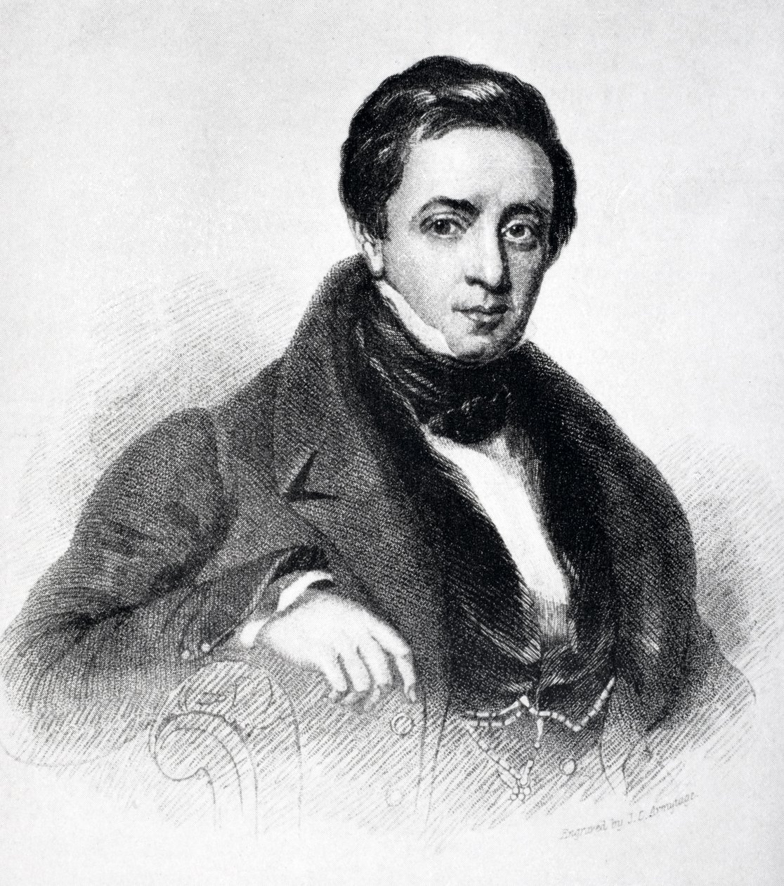 1905年に出版されたEV Lucasによる「チャールズラムの生涯I」のThomas Noon Talfourd（1795-1854）卿 作： 英語学校