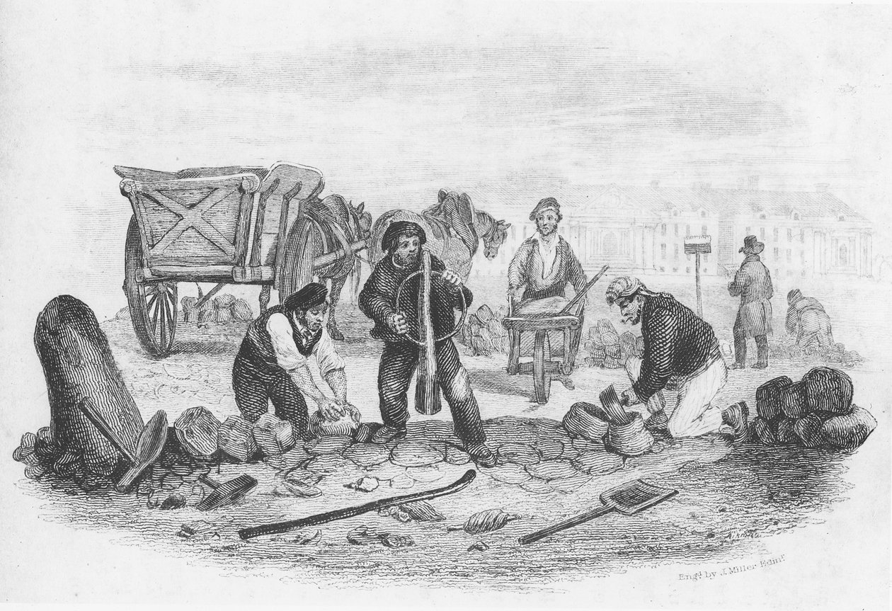 パビエ、「貿易の書」から、J。ミラーによって刻まれた、1836 作： 英語学校