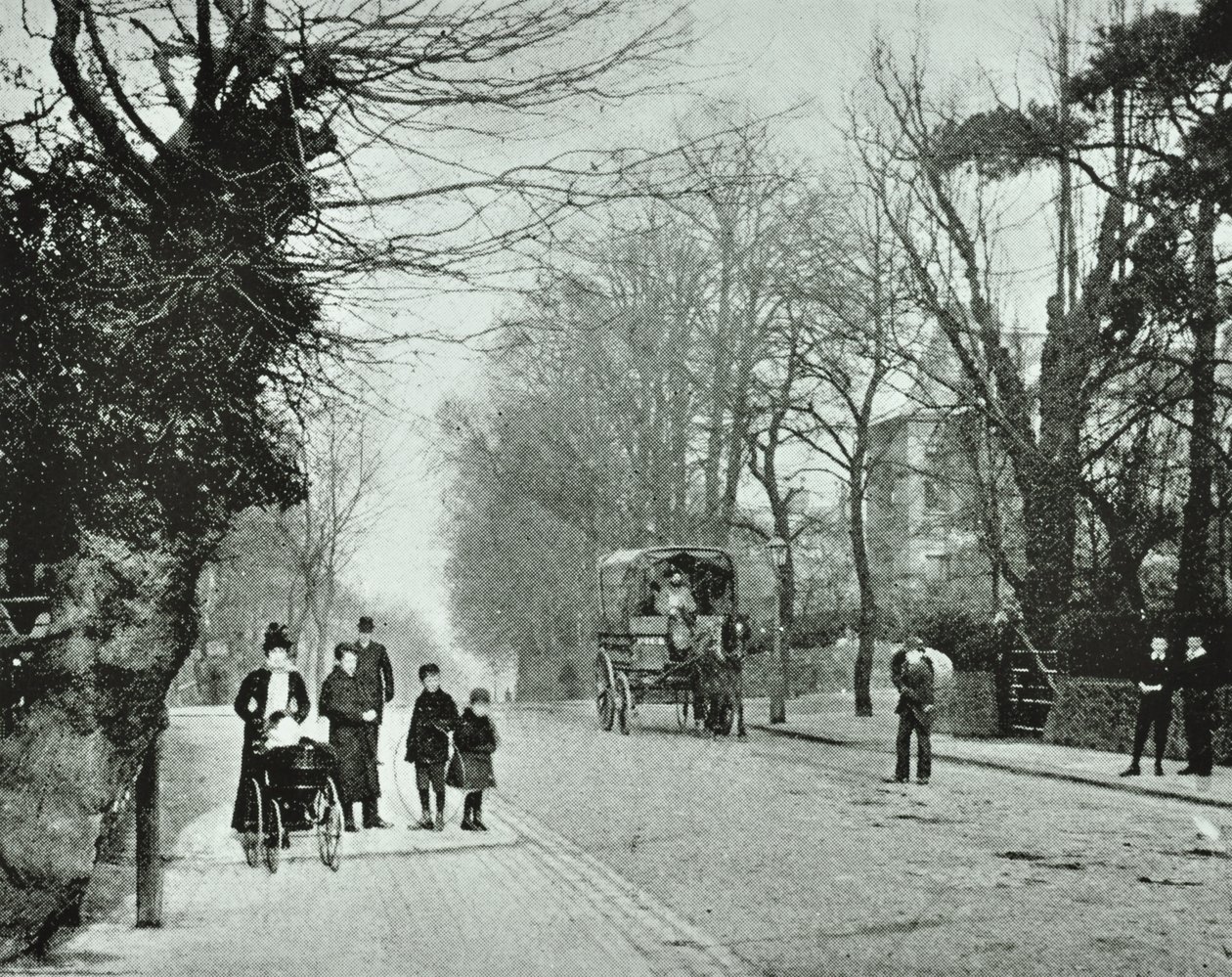 クラウチエンドヒル、クラウチエンド、1894 作： 英語の写真家