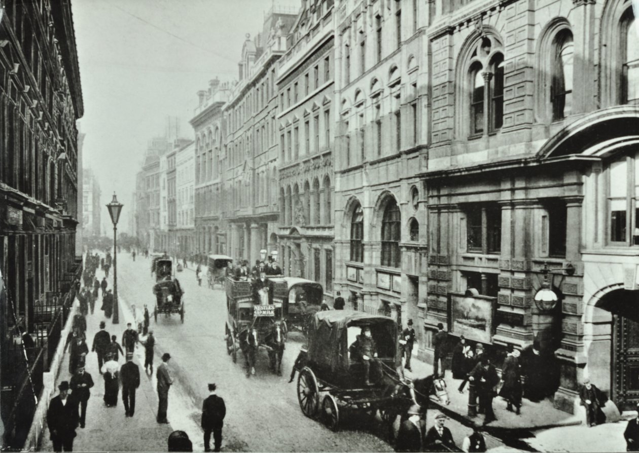 ロンドン市、リーデンホールストリート、1895年 作： 英語の写真家