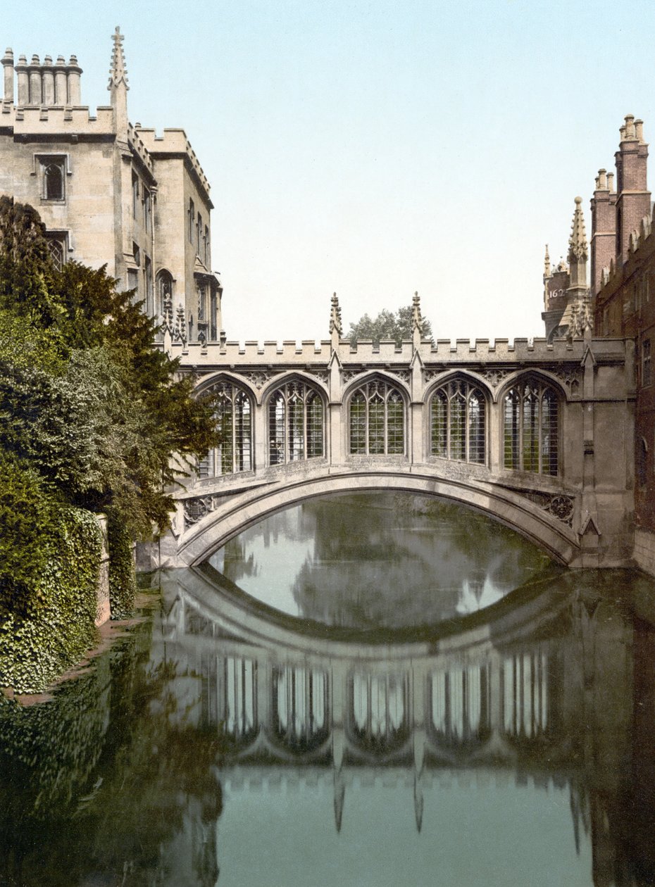 ため息橋、ケンブリッジ（手描きの写真） 作： 英語学校