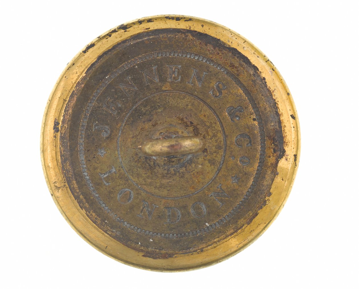 ボタン、将校、第5ベンガルヨーロッパ連隊、1858-1860 作： 英語学校