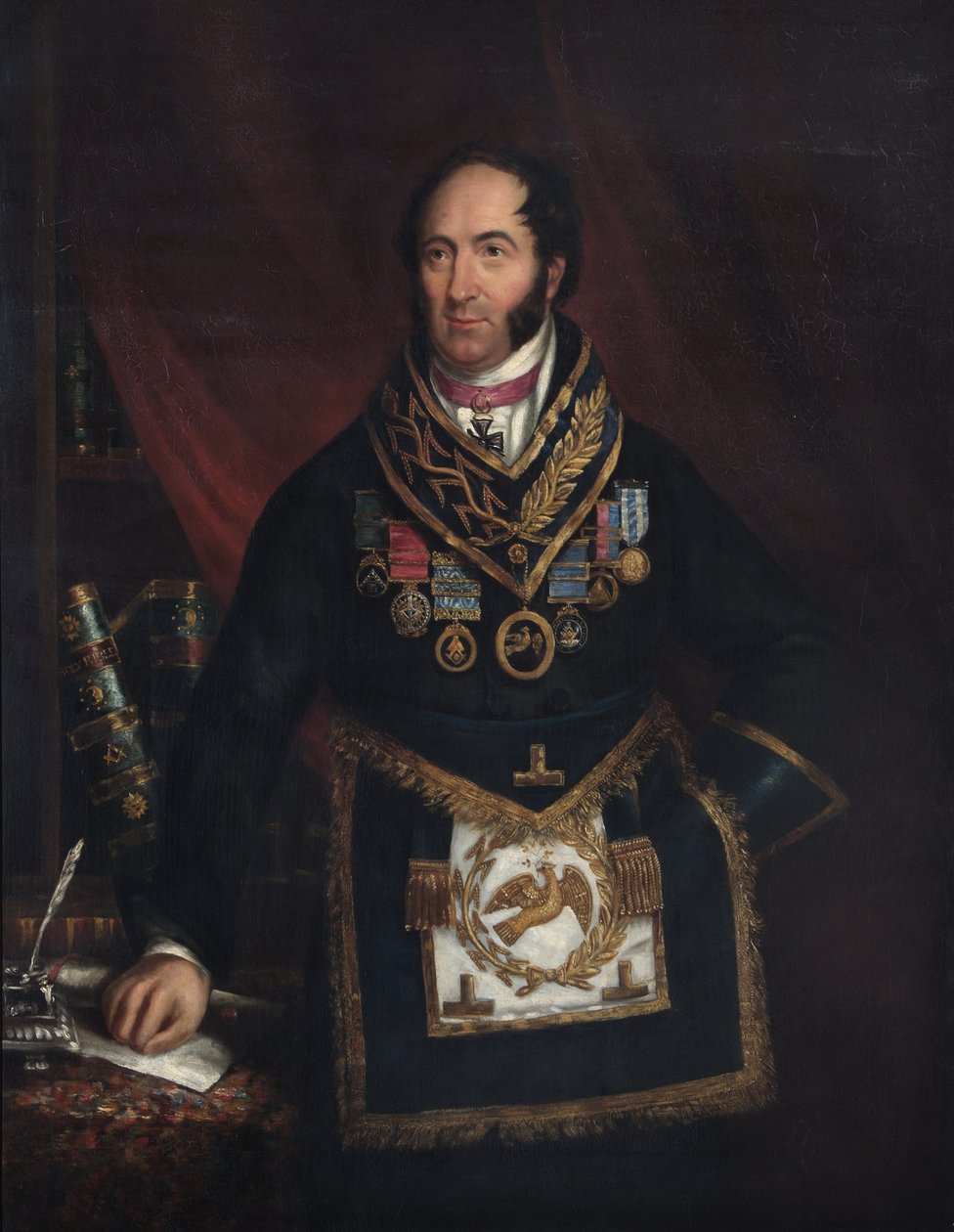 ロバートトーマスクルーセフィックス博士、1837年 作： 英語学校