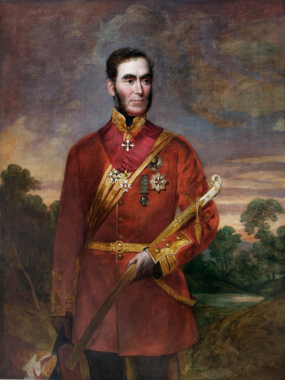 General Sir Richard Dacres (キャンバスに油彩) 作： 英語学校