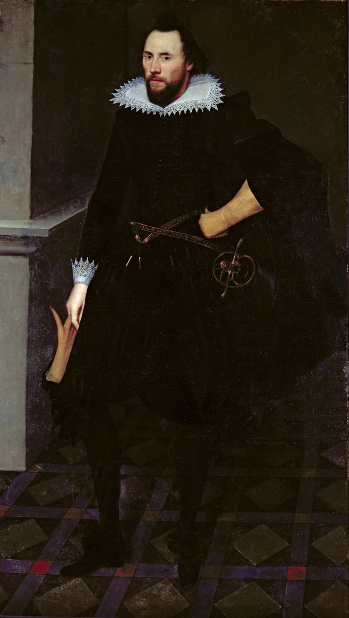 ヘンリーハドルストン（c.1574-1657）、c.1610-15 作： 英語学校
