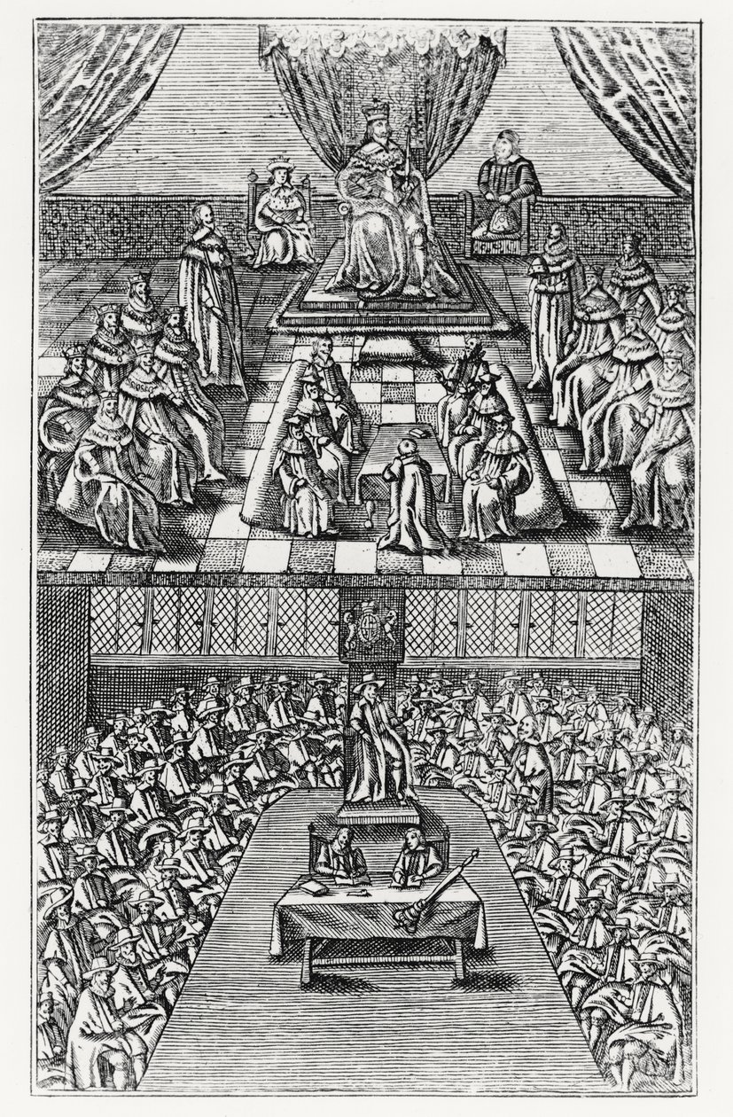 1640年の国会議事堂 作： 英語学校
