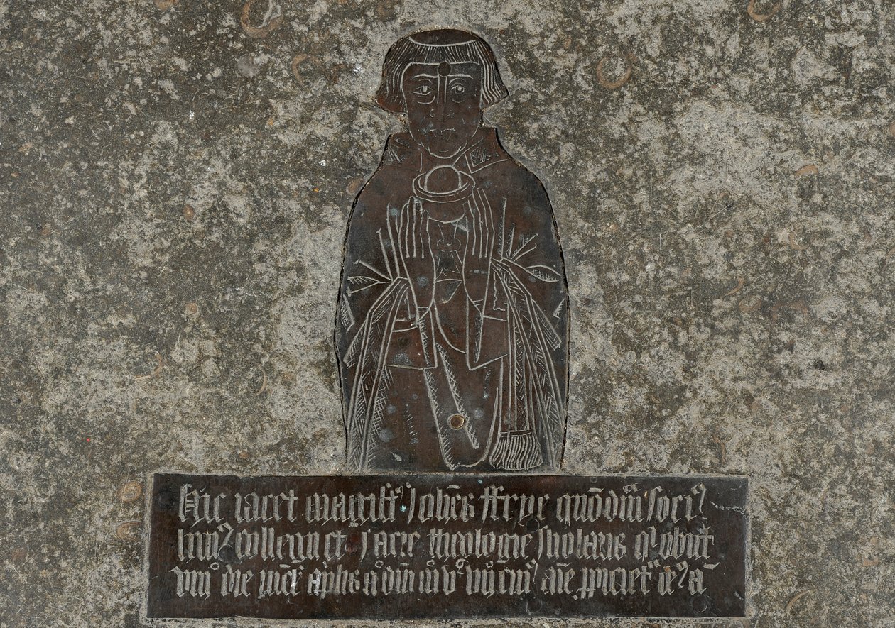 ジョン・フライ、1507年（真鍮） 作： 英語学校