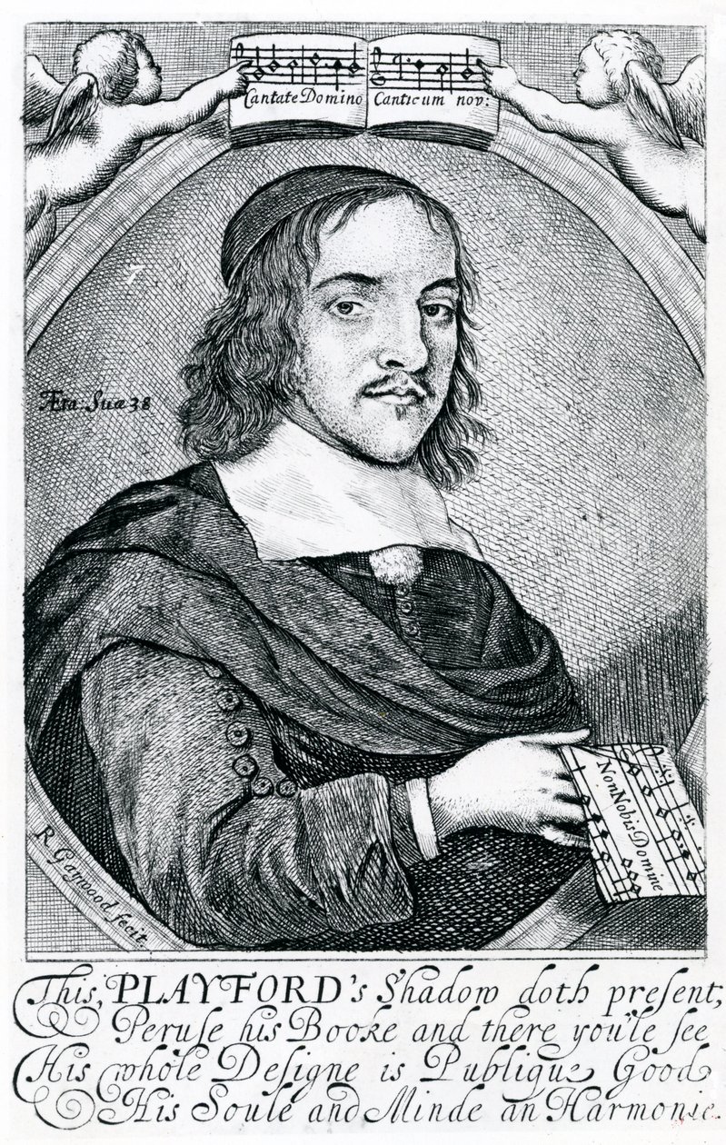 ジョン・プレイフォード（1623-c.1686）（エングレーヴィング 作： 英語学校