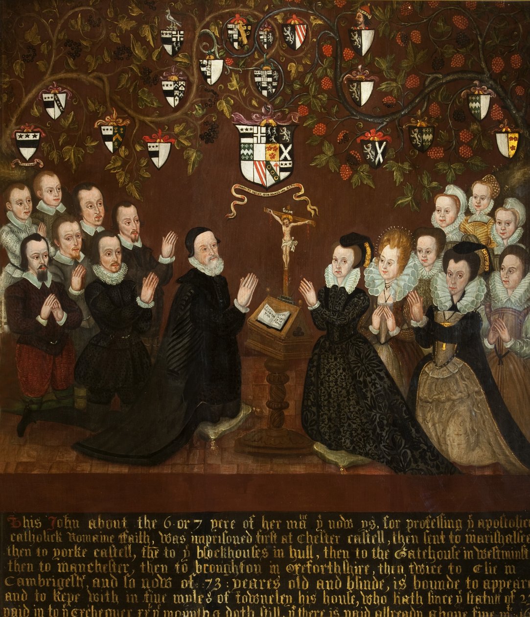 ジョンとメアリータウンリーと家族、1601年 作： 英語学校