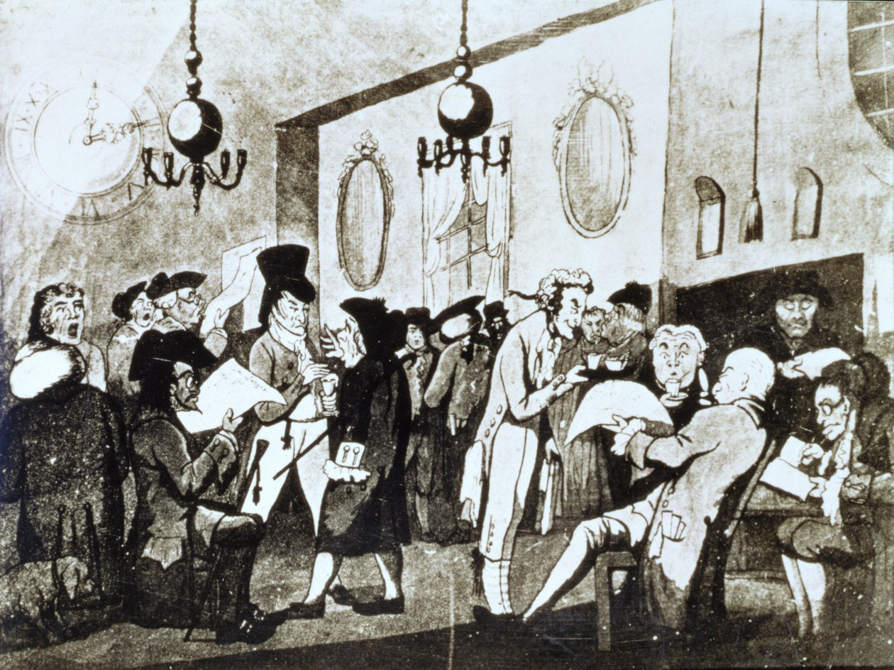 ロイズコーヒーハウス 作： 英語学校