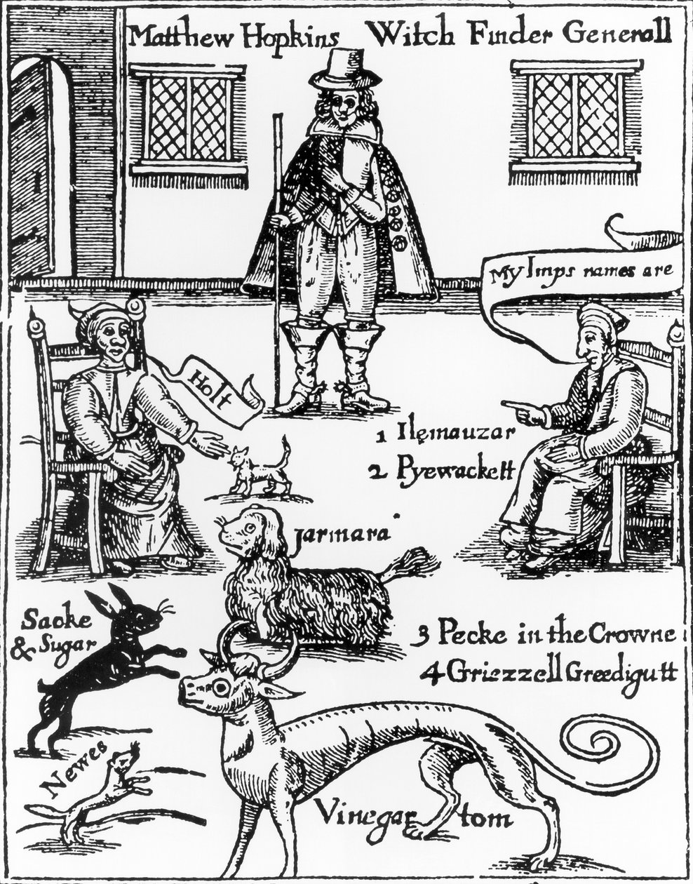 魔女ファインダー将軍、マシュー・ホプキンス（d.1647） 作： 英語学校