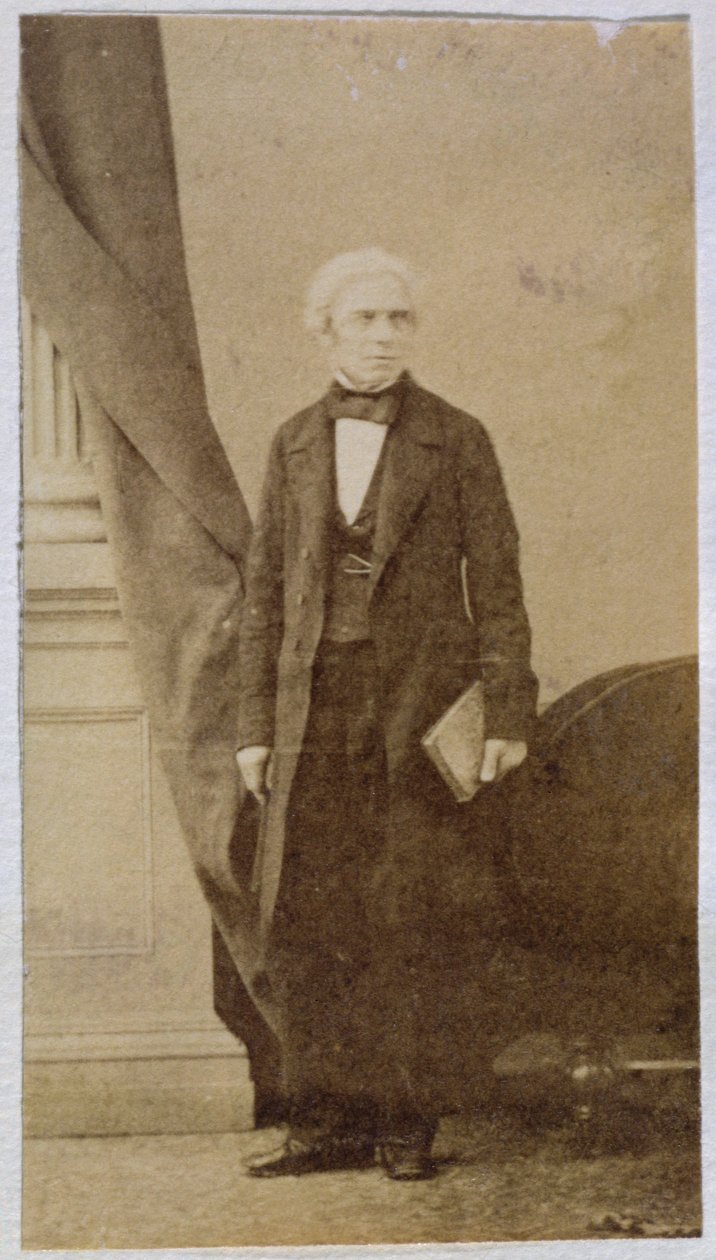 マイケル・ファラデー（1791-1867）（アルブメン柄） 作： 英語学校