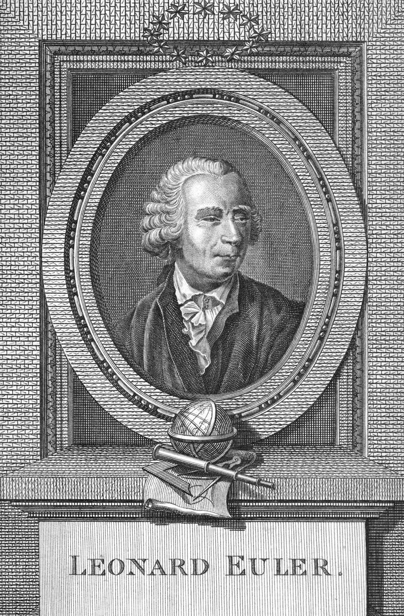 レナード・オイラーの肖像（1707-83） 作： 英語学校