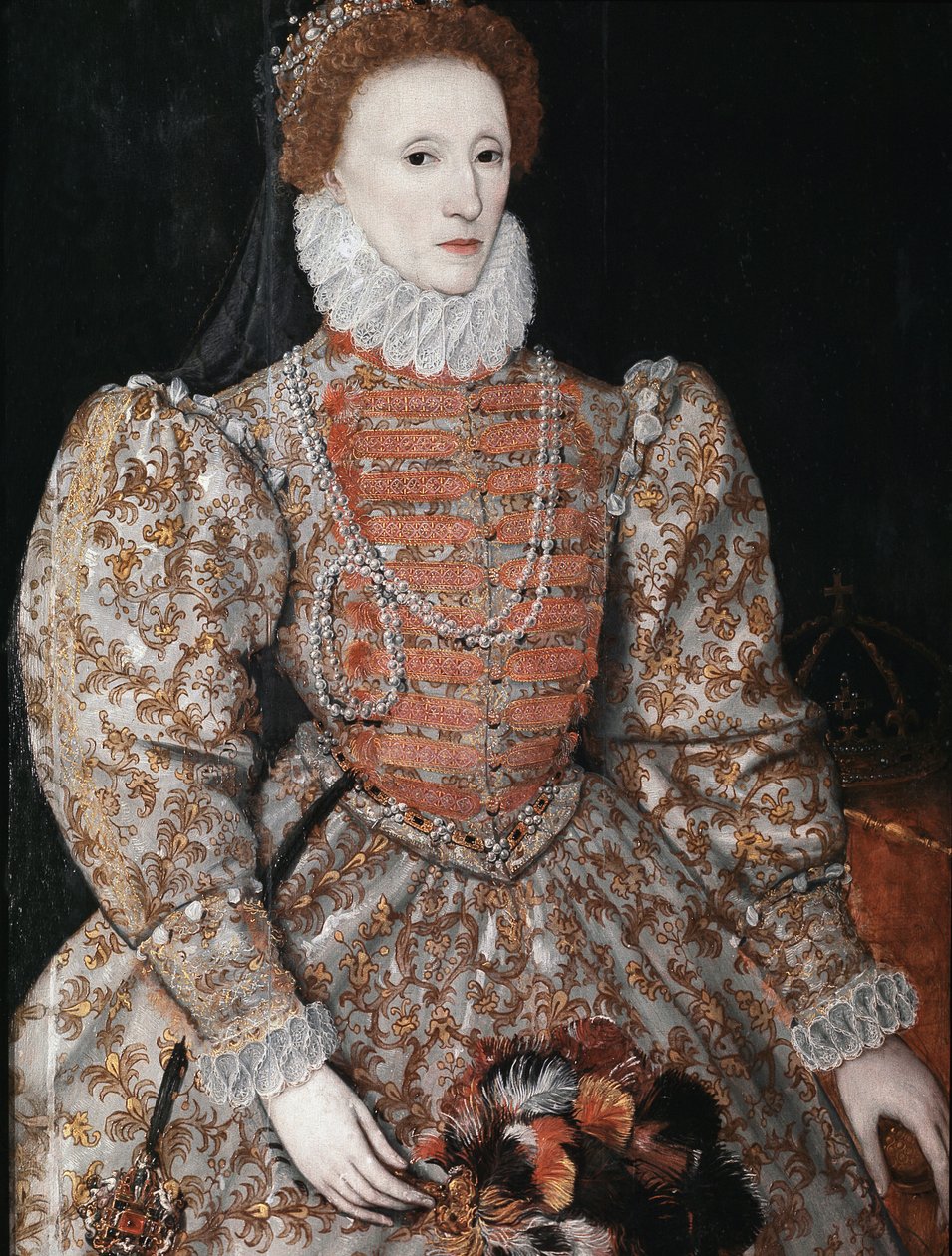 クイーン・エリザベス1世 1575年頃 （油彩・パネル 作： 英語学校
