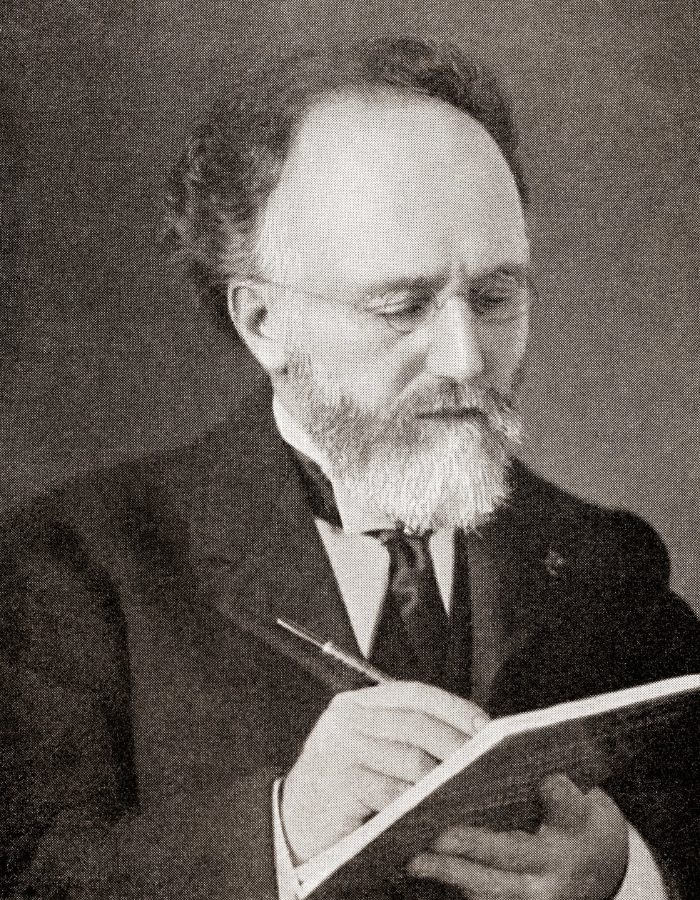 サー・リチャード・トレビシック・タンゲ (1833-1906) (白黒写真) 作： 英語学校