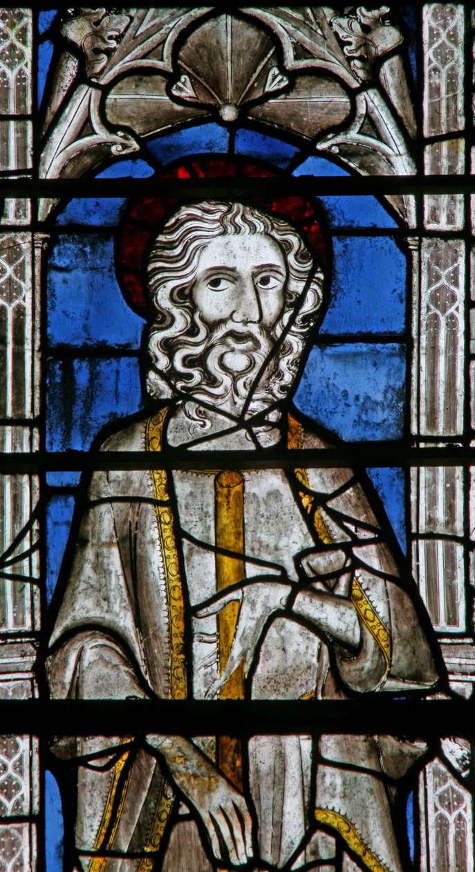 St James the Lessを描いたWindow Ew 作： 英語学校
