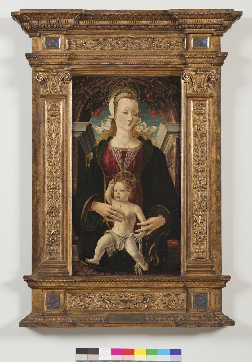 マドンナと子供、1470-80 作： エルコール・デ・ロベルティ