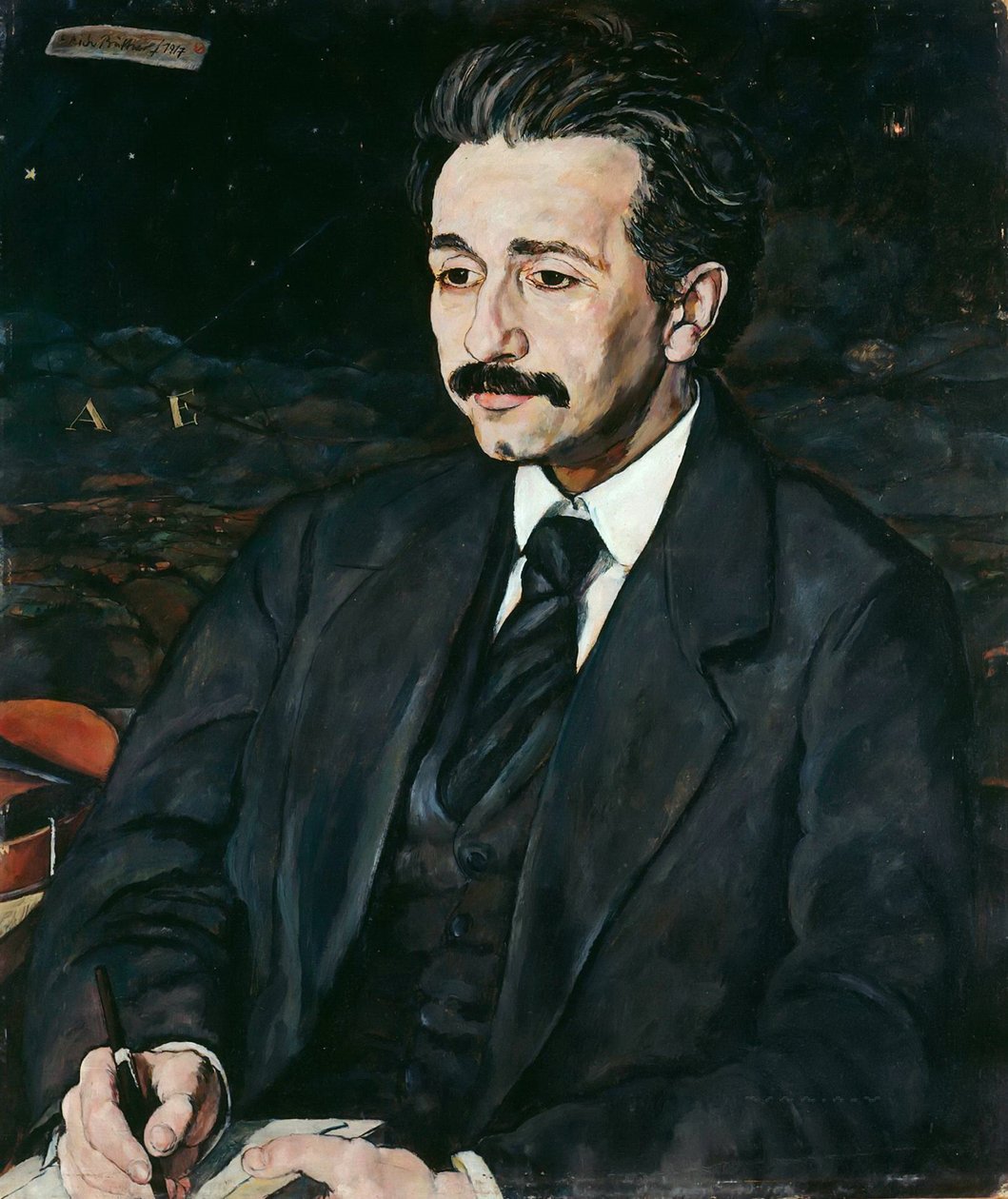 アルバート・アインシュタインの肖像1879-1955、1917。 作： エーリッヒ・ブットナー
