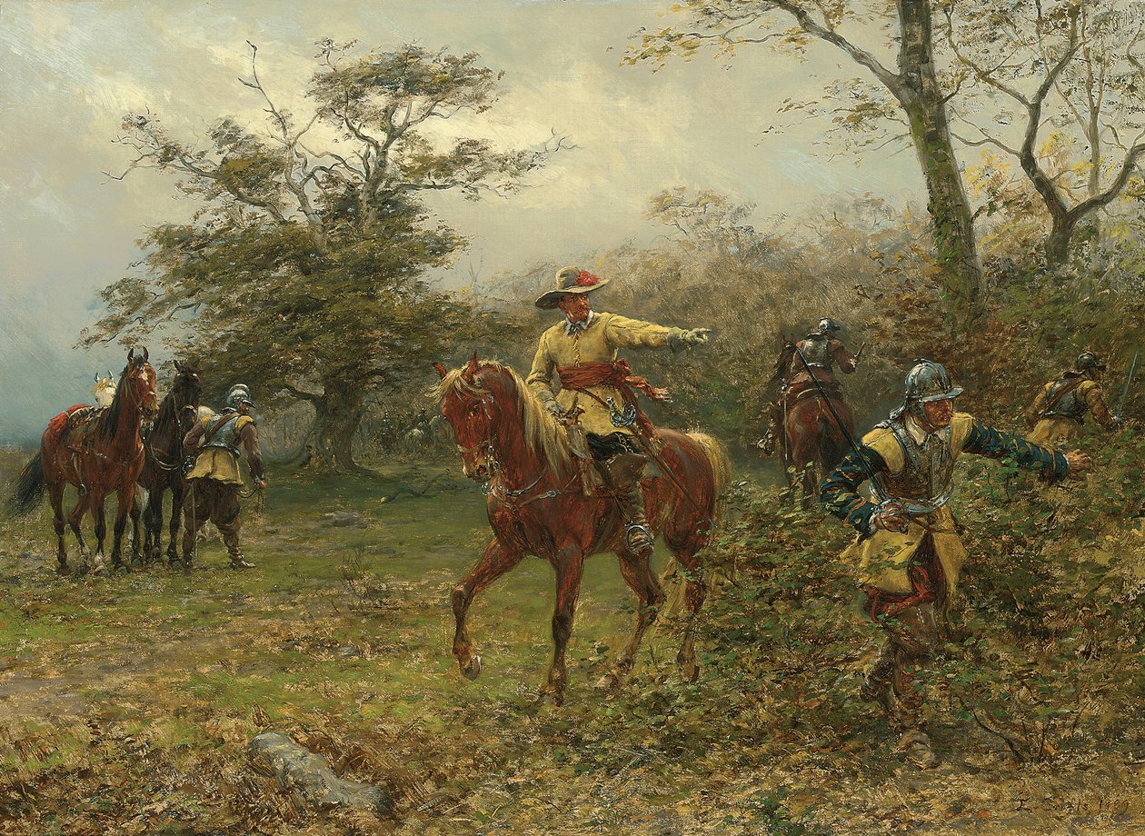 ボスコベルオーク、1889年 作： アーネスト・クロフツ