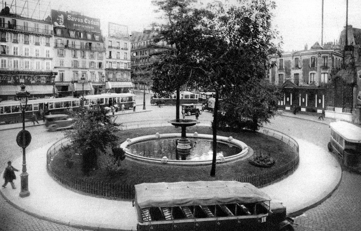 ピガール広場、パリ、1931年。 作： アーネスト・フラマリオン