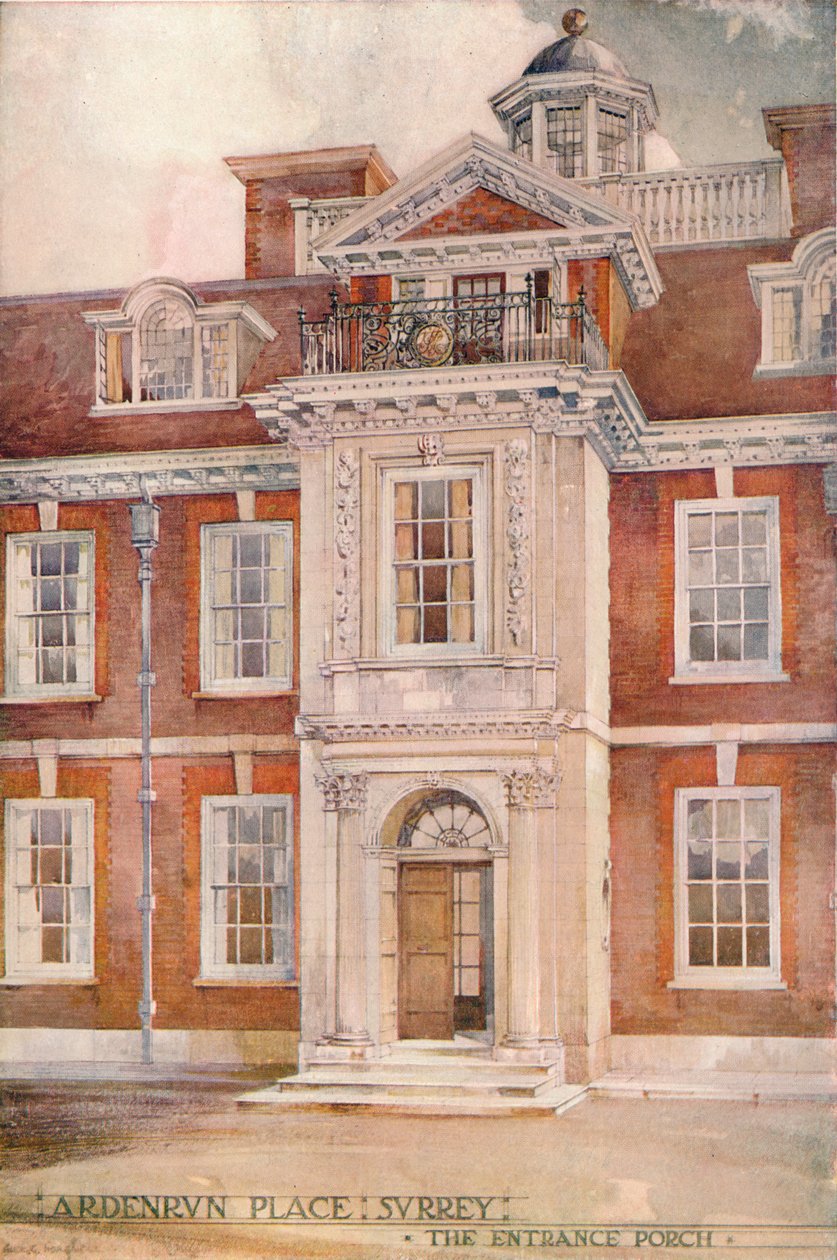 アーデンランプレイス、サリー、c1910 作： アーネスト・ニュートン