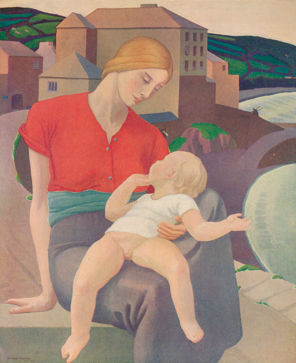 港の聖母、1915年、c1932 作： アーネスト・プロクター