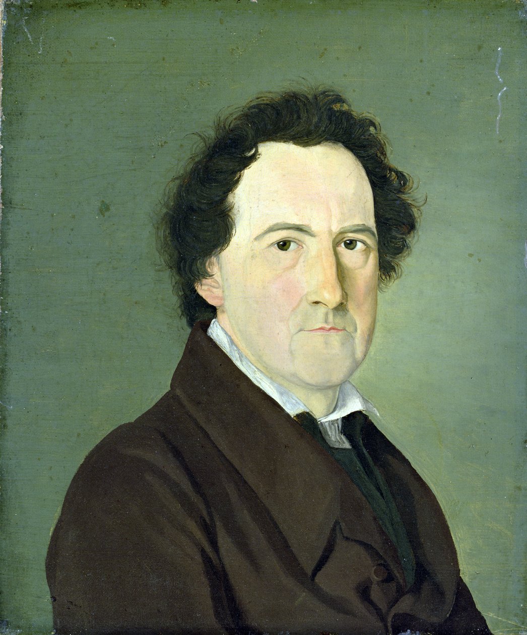 画家ハインリッヒヘルテリッヒ（1772-1852）、1825年（キャンバスに油彩を塗った紙） 作： アーウィン・スペクター