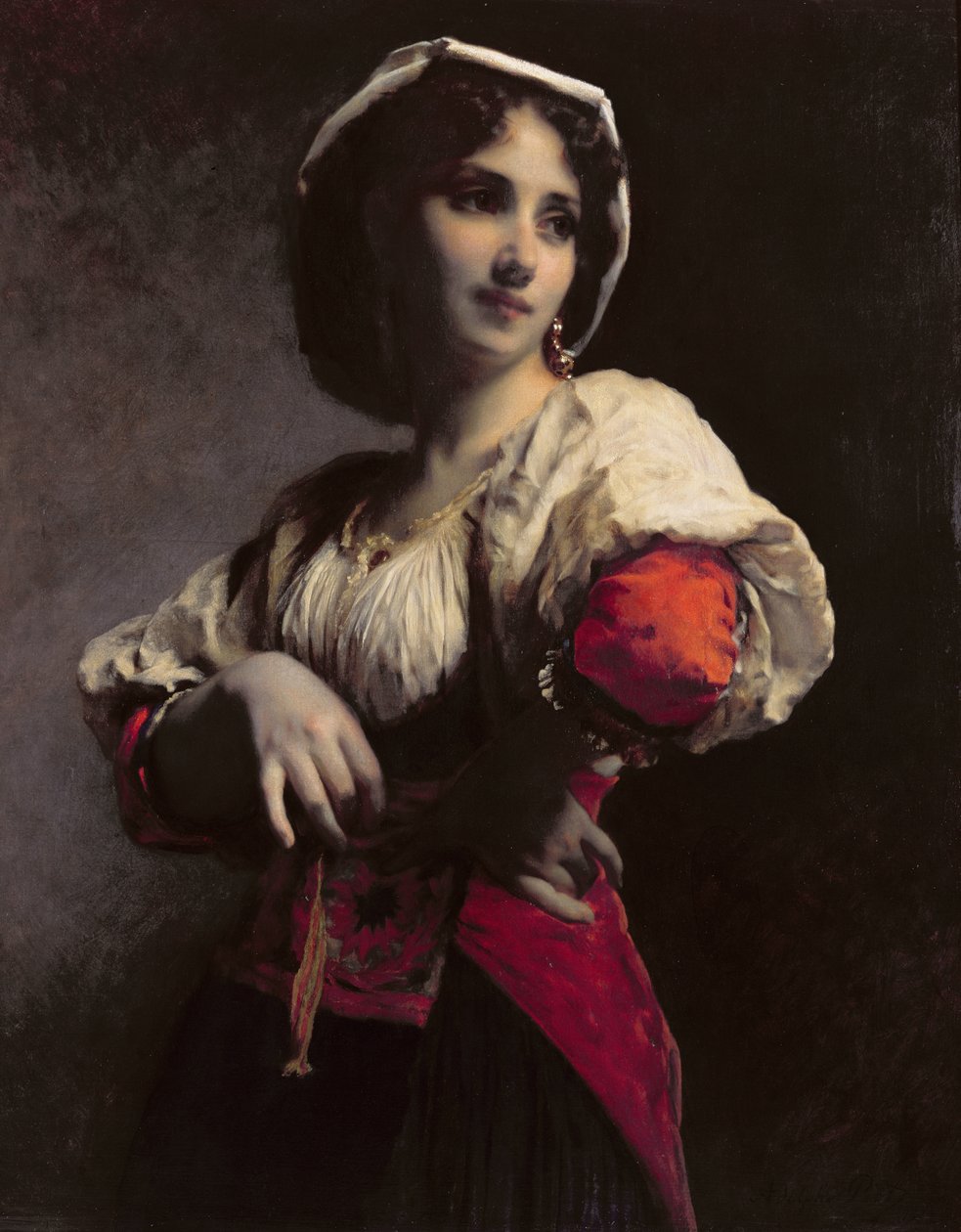 イタリアの美、1872 作： エティエンヌ・アドルフ・ピオ