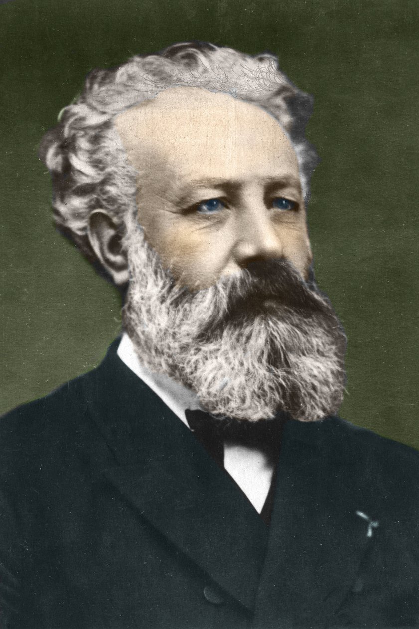 ジュール・ヴェルヌ（1828-1905）（フランスの作家） by Carjat 作： エティエンヌ・カルジャット