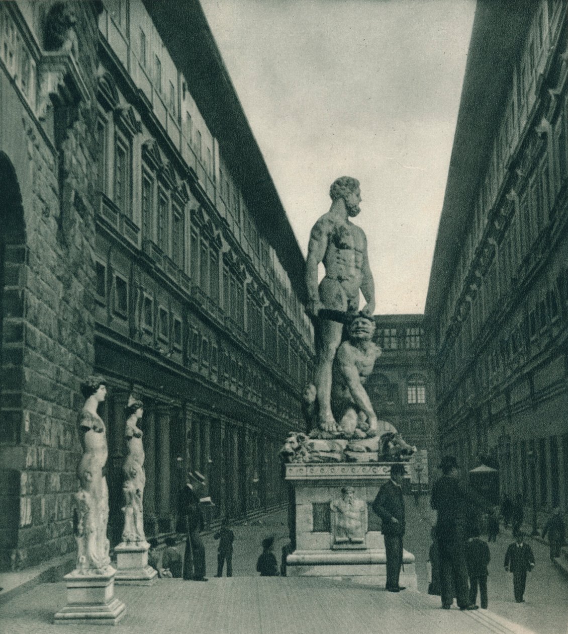 ウフィツィ美術館、フィレンツェ、イタリア、1927 作： オイゲン・ポペル