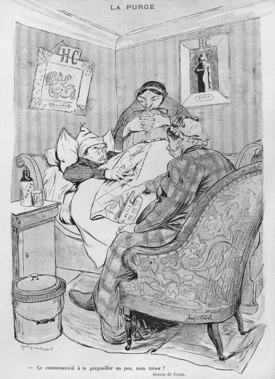 パージ、「ルリール」のイラスト、1897年3月6日 作： ユージン・カデル