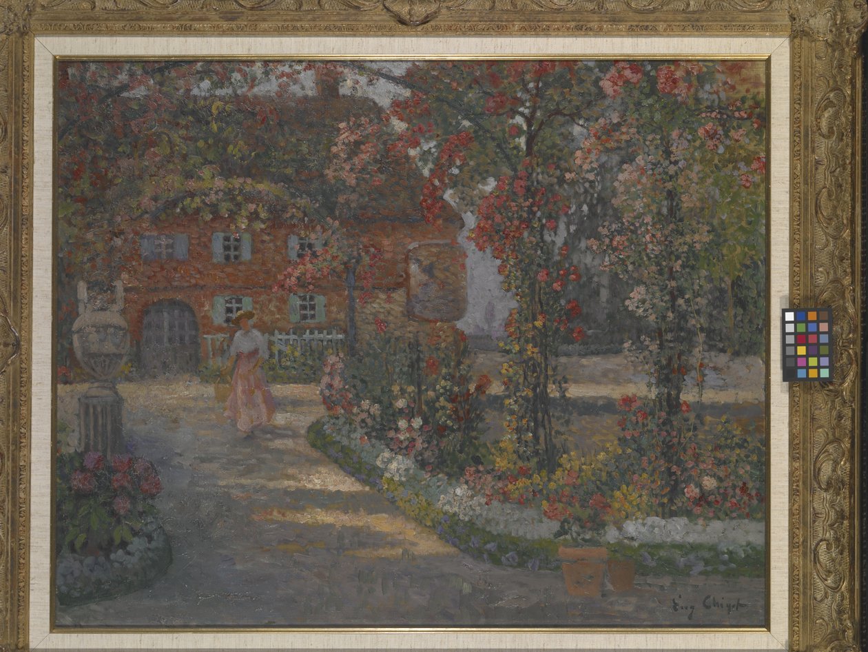 Le Mazet At Juan-Les-Pins (キャンバスに油彩) 作： ユージン・チゴット