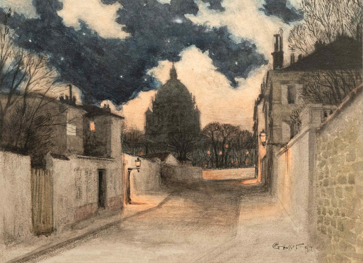 1897年、モンマルトルの星空。 作： ユージーン・グラセット