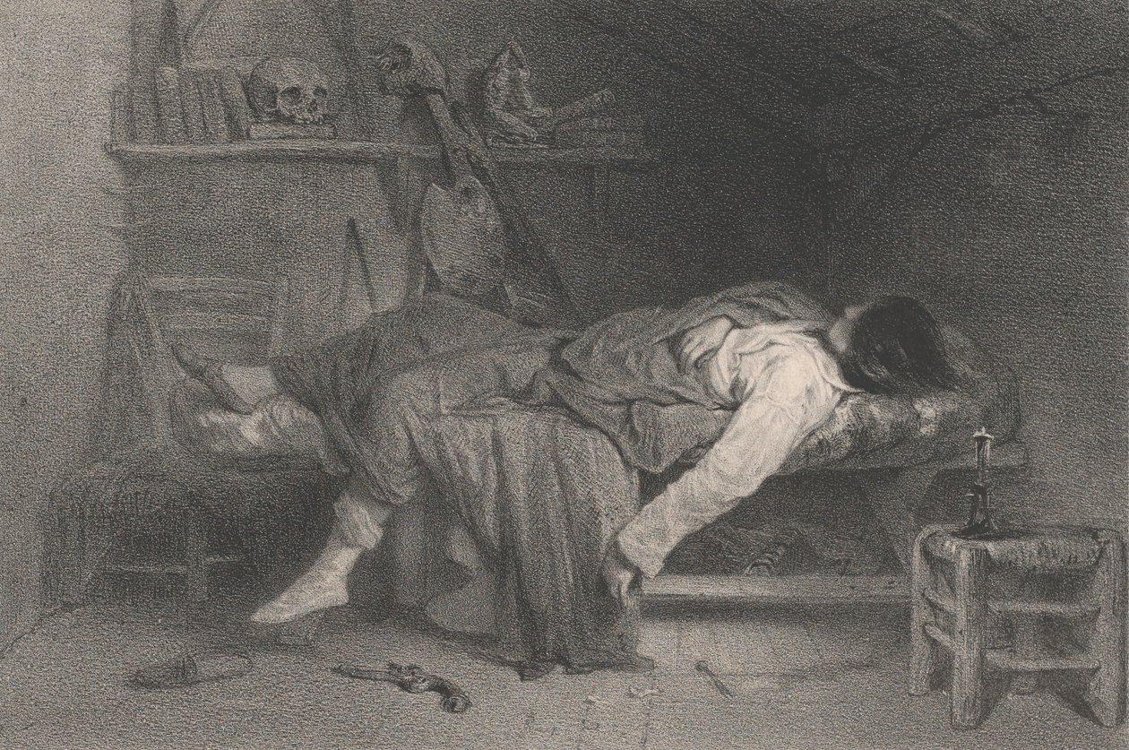 自殺、1846年。 作： ユージンルルー
