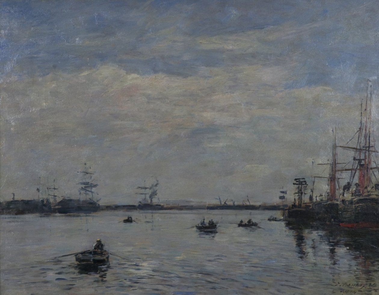 ルアーブル、1888 作： ユージン・ルイ・ブーダン