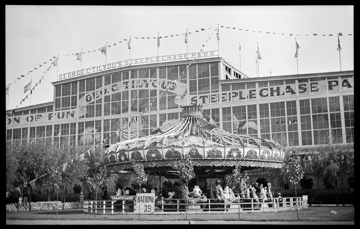 コニーアイランドの眺め、1903年（硝酸塩陰性） 作： ユージーンウェムリンガー