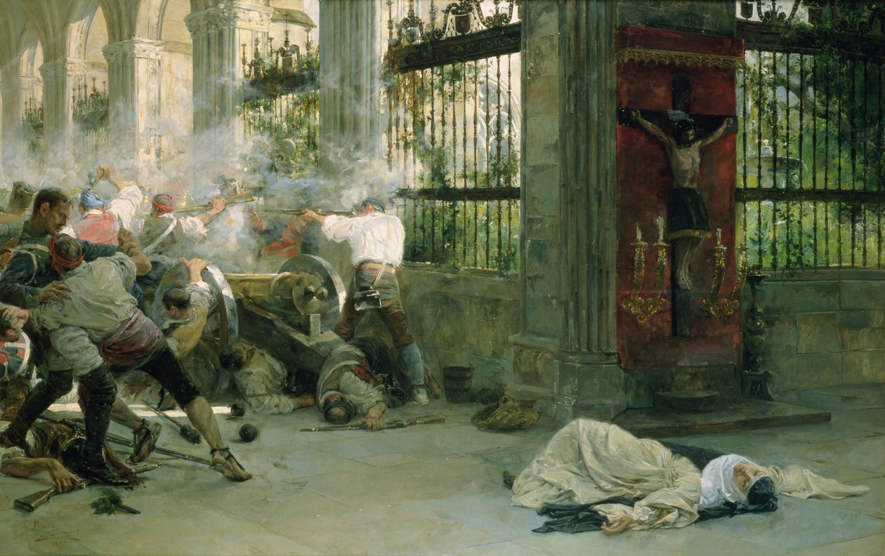 独立戦争のエピソード、1892年 作： ユージェニオ・アルバレス・デュモン
