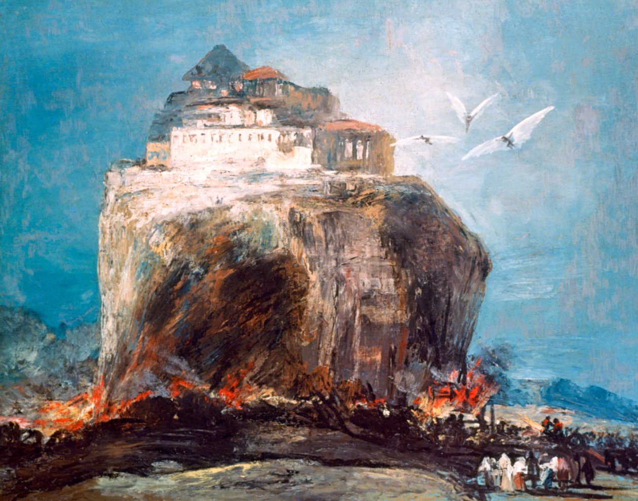 シティオンザロック、c1878-1918 作： ユージェニオ・ルーカス・ビジャミル