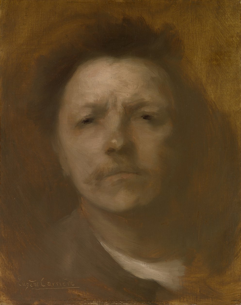 自画像、ca。 1893。 作： EugèneCarrière