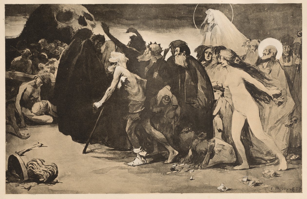 死への道、1899年。 作： EugèneTrigoulet