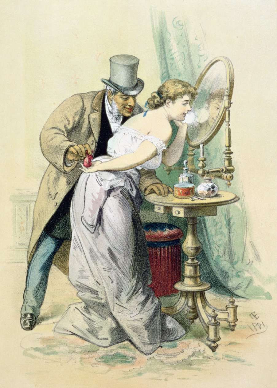 女性の物語：コインのジャック、1881 作： Eusebio Planas