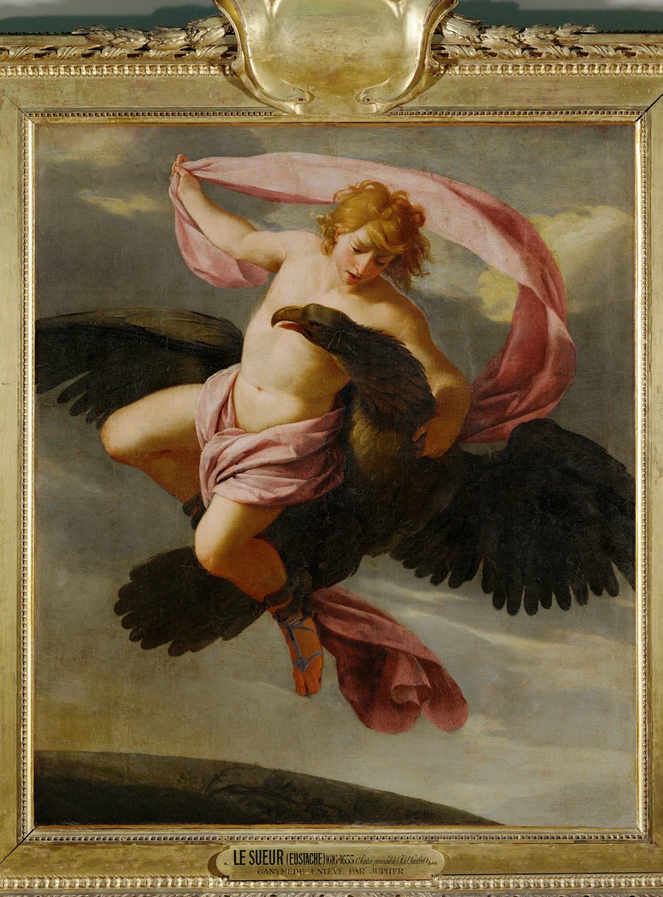 ガニメデの誘拐... 作： Eustache（スタジオ）Le Sueur