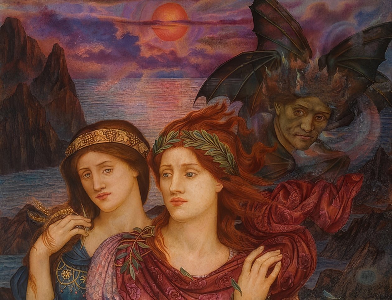 ビジョン。 1914 作： Evelyn De Morgan