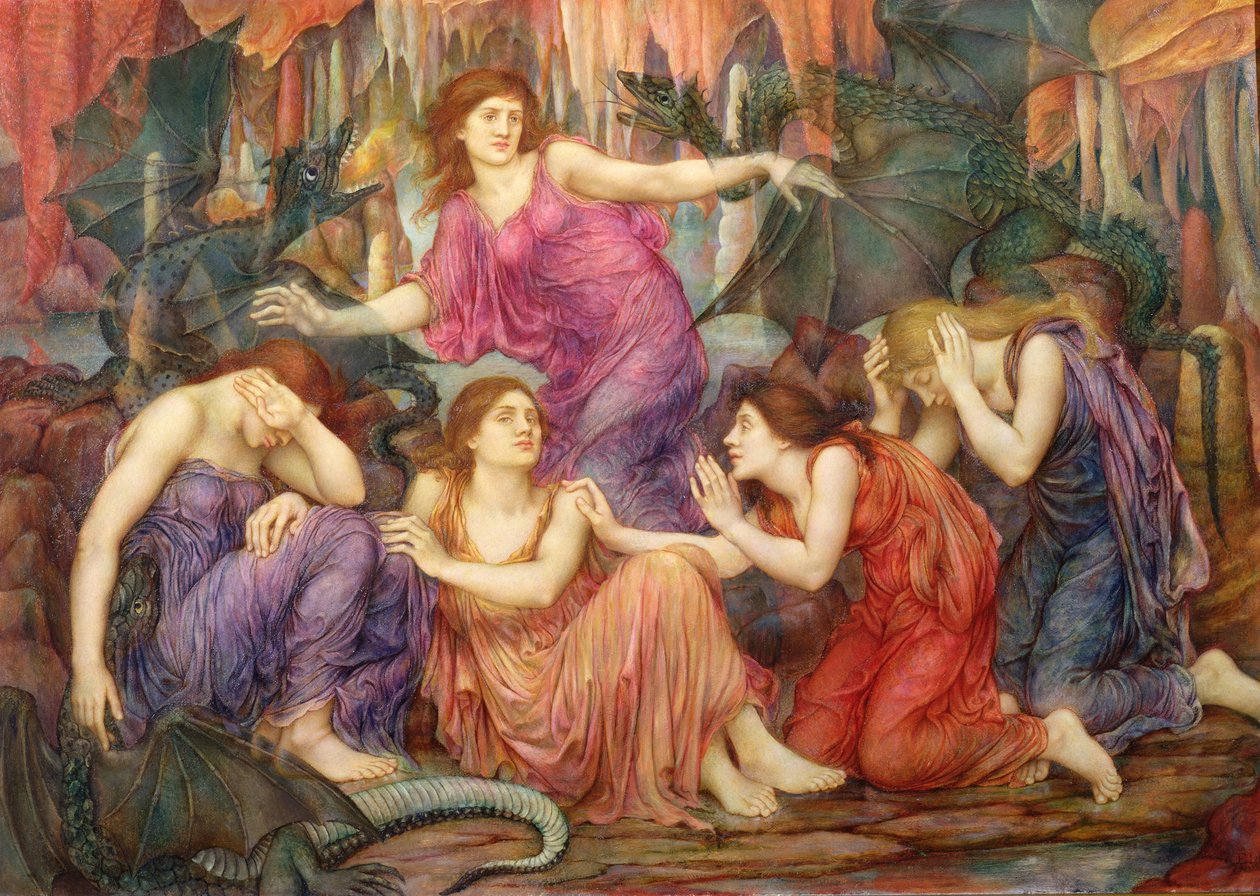 キャプティブ 作： Evelyn De Morgan