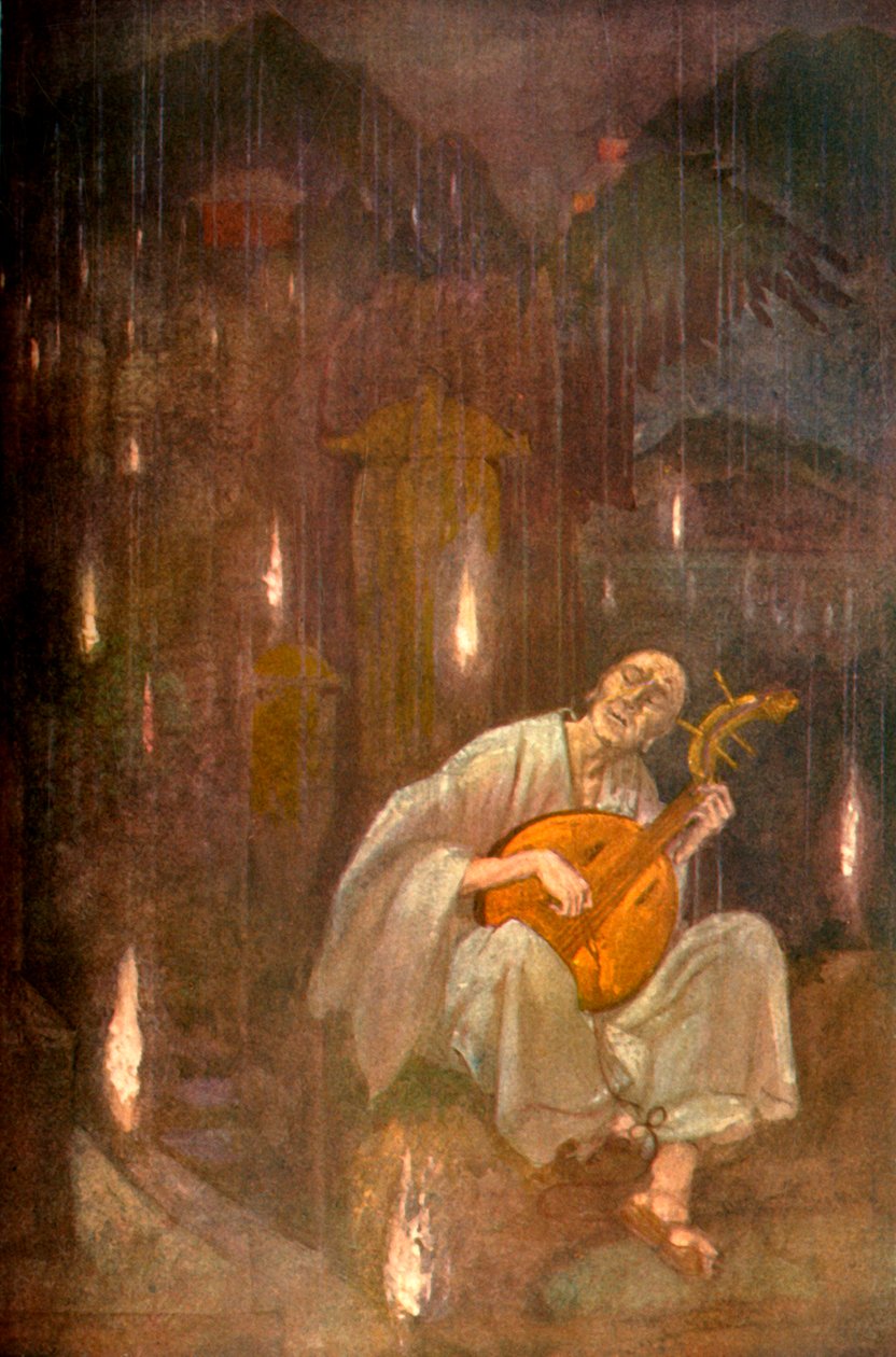 『耳なし芳一』、1912年。 作： イヴリンポール