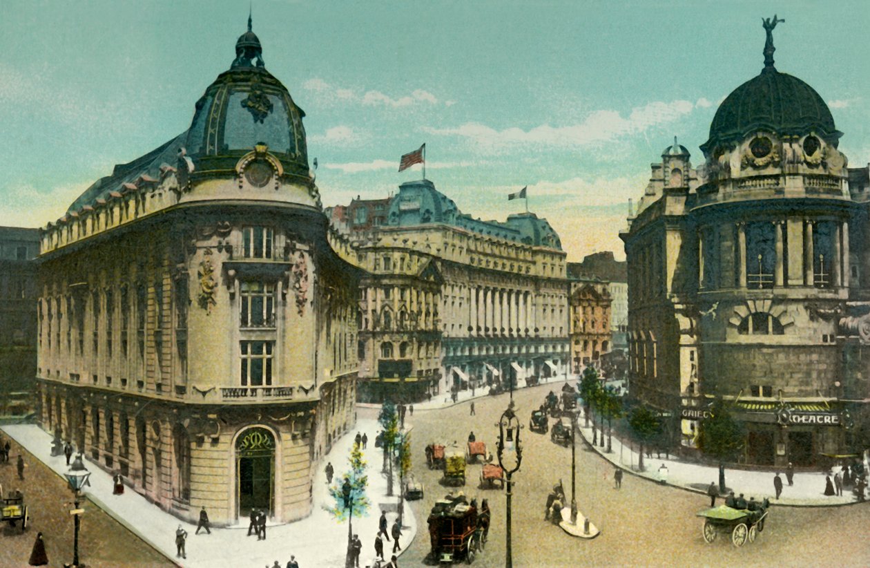 Aldwych and Gaiety Theatre、c1900s。 作： エアーとスポッティスウッド