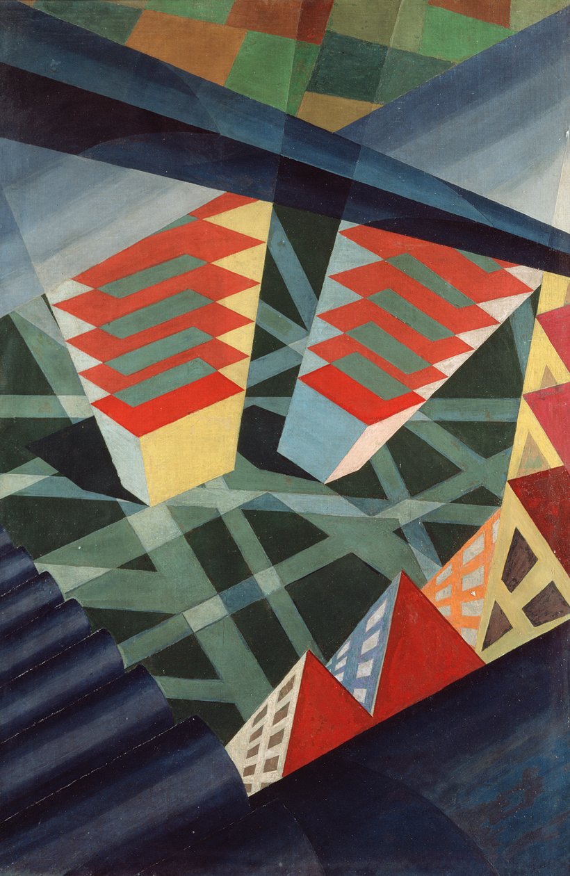 飛行中の視点、c.1926 作： フェデレ・アザリ